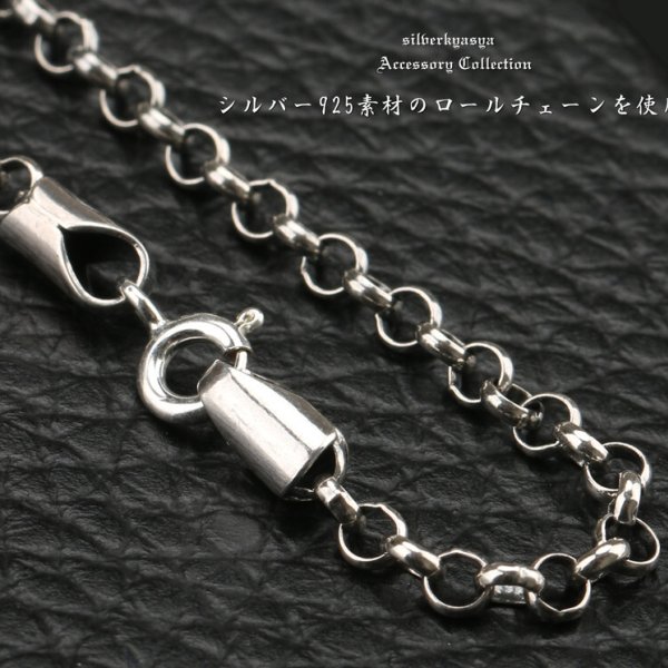 シルバー925 ネイティブ シンプル フェザーネックレス 全銀 フェザー