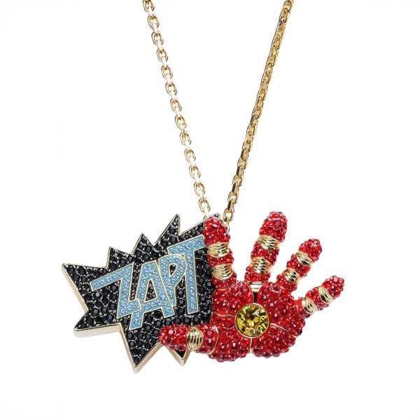 スワロフスキー SWAROVSKI ネックレス ブローチ Marvel Iron Man