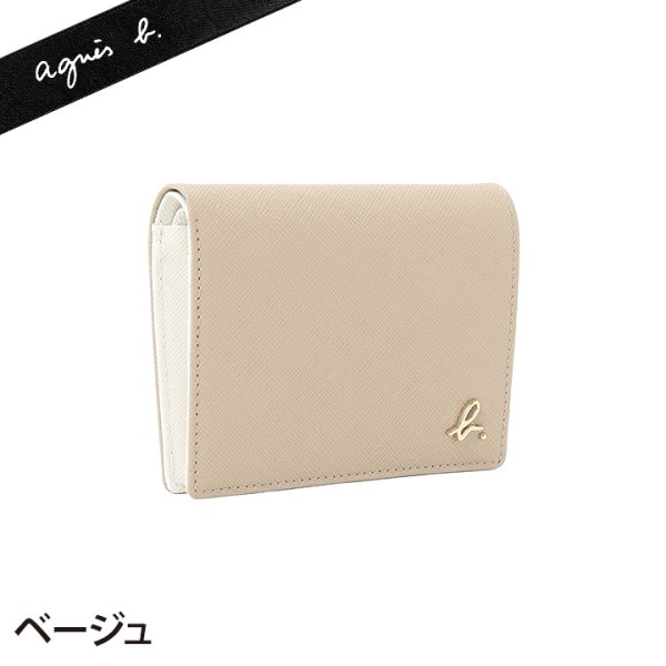 アニエスベー 財布 二つ折り ウィメンズ 牛革 Petit b. プレゼント