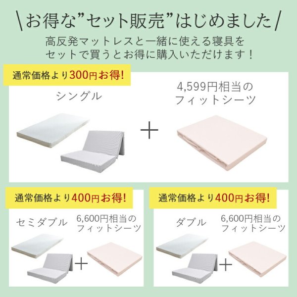 ファイテンナノメタックス 高反発 マットレス FORESTs 10cm 三つ折り/1 