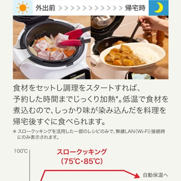 ティファール T-fal クックフォーミー タッチ ホワイト 3L CY9221JP