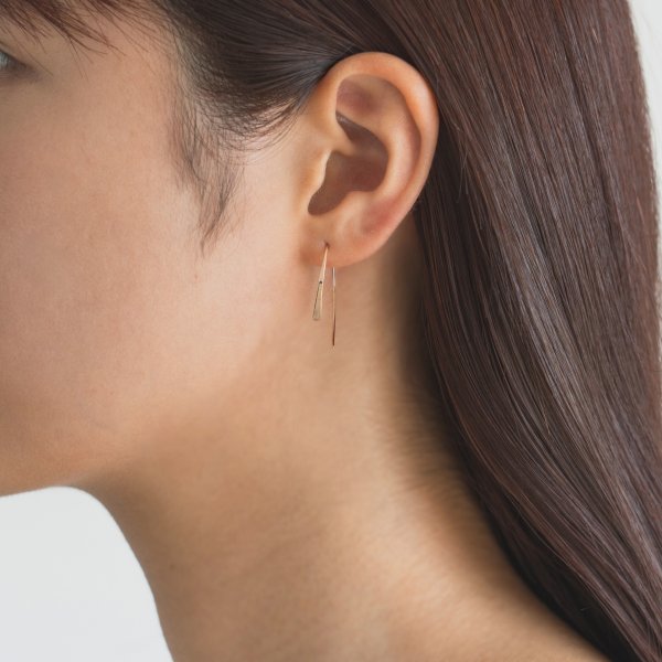 ピアス アンダンテS フープピアス K18 K18PG Pt900 ONOV オノーフ 