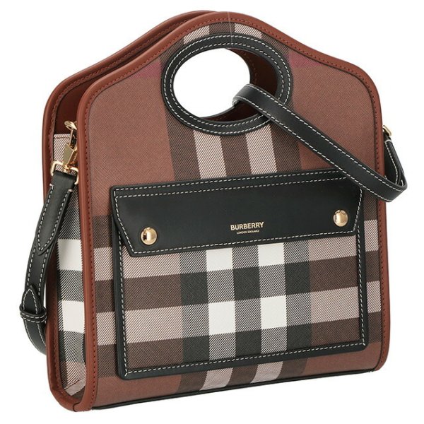 バーバリー ハンドバッグ レディース ブランド BURBERRY チェック
