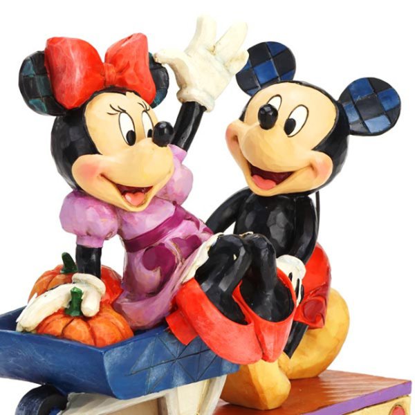ミッキーマウス ・ ミニーマウス　　　　　エネスコ　フィギュア エネスコ enesco. ディズニー・トラディション Disney Traditions 収穫