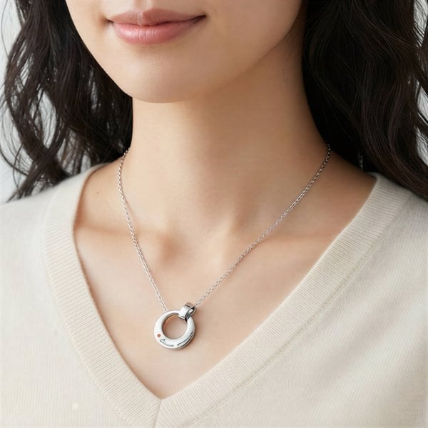 送料無料】【刻印無料】遺骨ペンダント 遺骨ネックレス 刻印無料