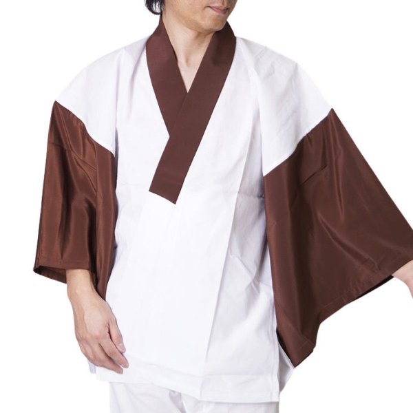 半襦袢 男性 洗える メンズ 襦袢 男 PO-32 S/M/L/LL 和装 着物 下着