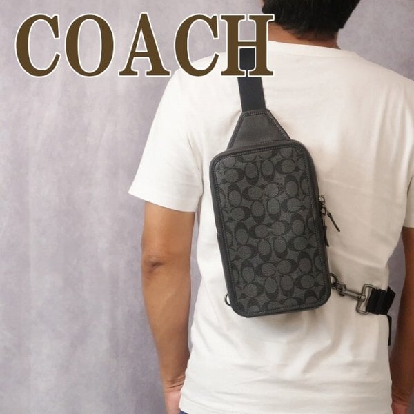 COACH コーチ ショルダーバッグ メンズ ブラック 斜め掛け コーチ COACH バッグ メンズ ショルダーバッグ 斜め掛け ワン