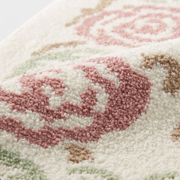 トイレマット ローズガーデン レギュラー 60×60cm 薔薇柄 花柄 滑り 
