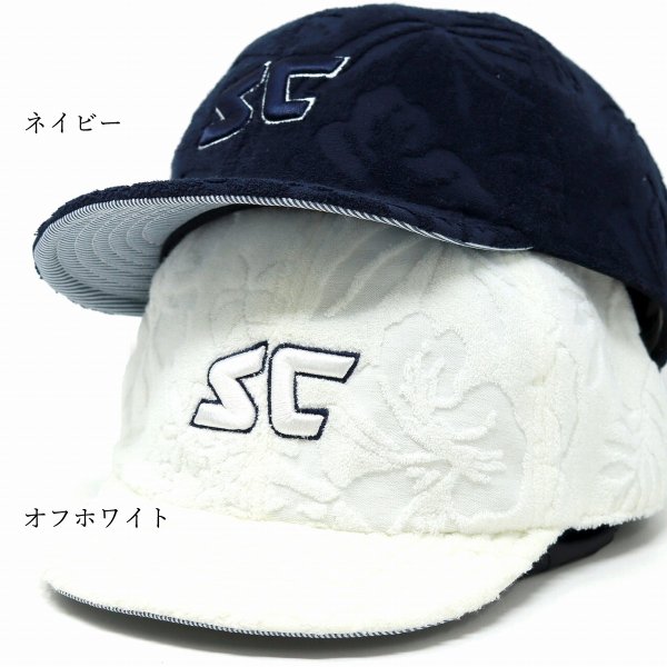 シナコバ キャップ メンズ ボタニカル柄 紳士帽子 トロピカル マリン