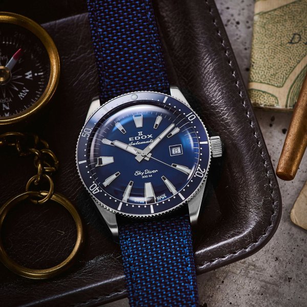 エドックス EDOX スカイダイバー デイト オートマティック リミテッド