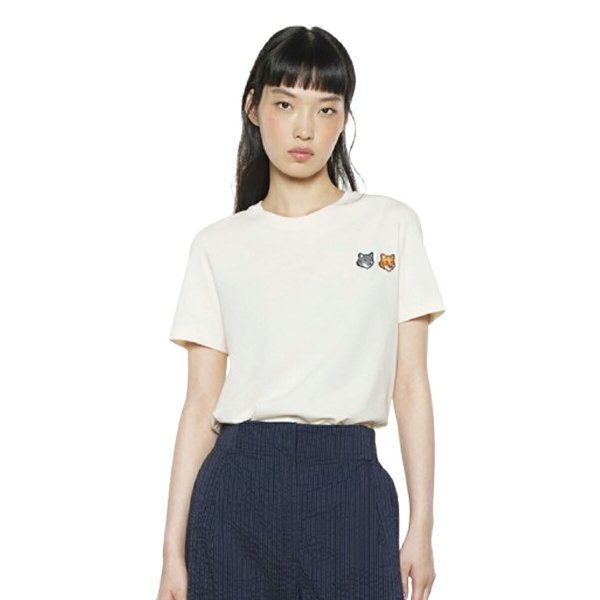メゾンキツネ MAISON KITSUNE ダブル フォックスヘッド レギュラー T