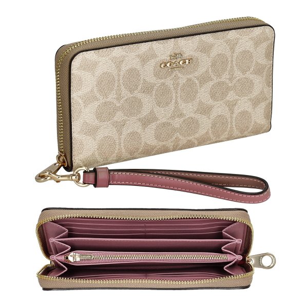 新品未使用COACH コーチ長財布 シグネチャーピンクCW778 長財布 コーチ