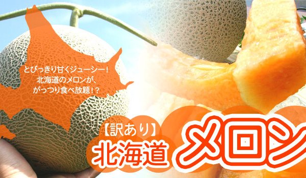 赤肉メロン 訳あり 北海道産 7kg- 8kg 送料無料 ※沖縄は送料別途加算