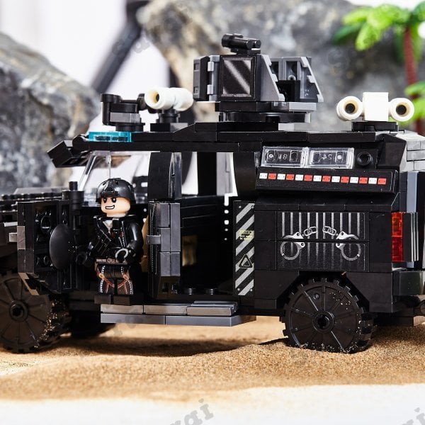 レゴ 互換 LEGO ブロック SWAT 警察 特殊部隊 装甲車 輸送 ミニフィグ 