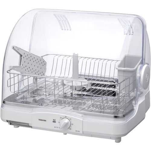 箱未開封　TOSHIBA 食器乾燥機 VD-V5S 東芝 コンパクト 付属品完備 東芝 VD-V5S(W) 食器乾燥器 ホワイト VDV5S(W) - 【ヤマダデンキ