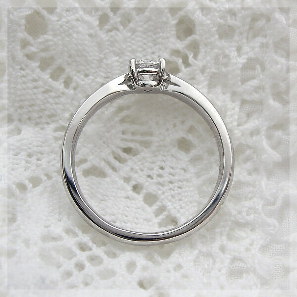 K18YG/PG/WG【0.3ct】一粒ダイヤモンドリング 指輪【4本爪】 [SIクラス