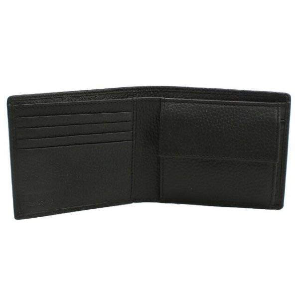 専用　DIESEL レザー ブラック メンズ 折り財布 9404 ディーゼル 二折財布小銭入付き メンズ ブランド DIESEL レザー インド