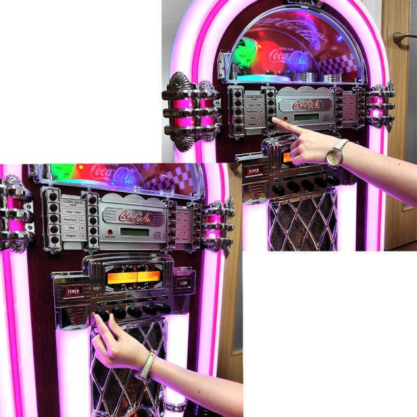 コカ・コーラ ジュークボックス LED レトロ 光る レトロ オーディオ