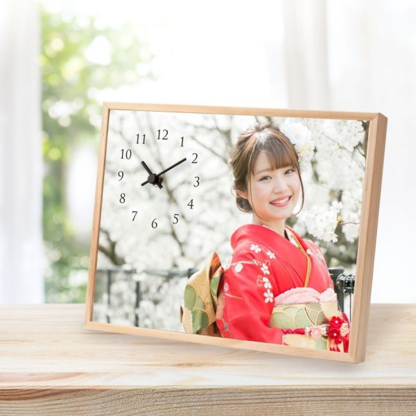 写真入りオーダーメイド時計「フォトクロック」 / 還暦 成人 誕生日