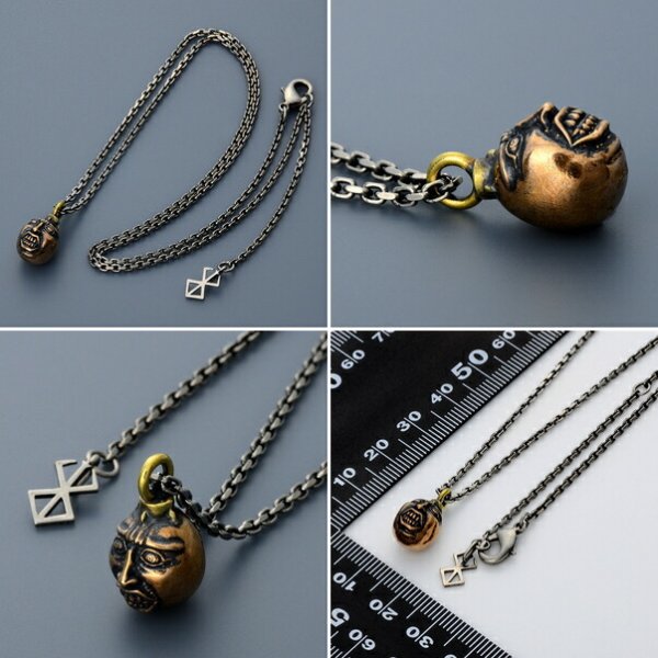 SAINTS Design セインツ ネックレス グレー 彼氏 メンズ 人気 ブランド 