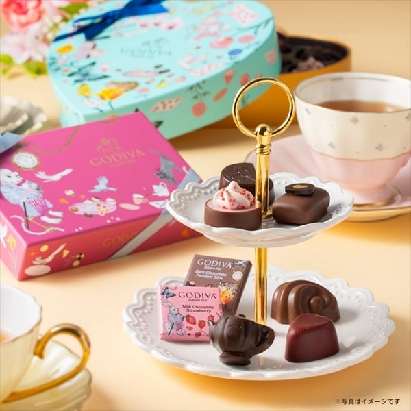 GODIVA ゴディバ チョコレート アリスのティーパーティ アソートメント