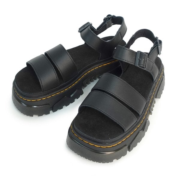 極美品！Dr. Martens 厚底サンダル ブラック 24センチ マーチン 厚底 サンダル ドクターマーチン Dr Marten s サンダル