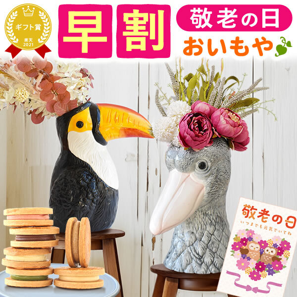 早割！今の価格8/21まで／ 誕生日 花セット 花とお菓子 ドライフラワー