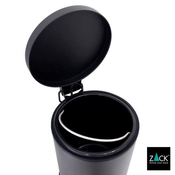 brabantia 黒ペダル式ごみ箱 540mm x 365mm x 705mm ペダルビン マットブラック｜ZACK 40436 VASCA ゴミ箱 ごみ箱 ペーパー