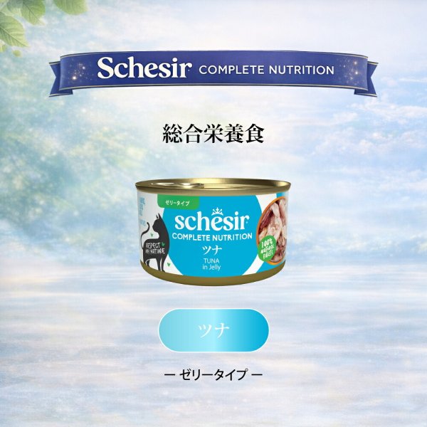 Schesir シシア ツナ 猫缶 キャットフード 85g×12個 - 【neel セレクト