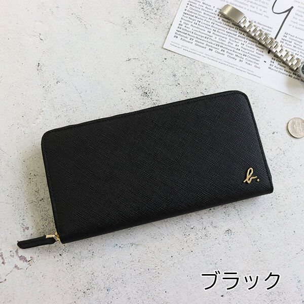 レディース アニエスベー 財布 メンズ ファスナー長財布 バイカラー