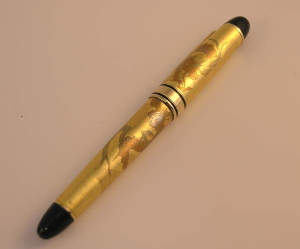 金箔地 龍 蒔絵万年筆【名入れ】 - 【漆器 久太郎】- プレゼント