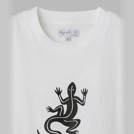 無料ラッピング】 アニエスベー agnes b Tシャツ コットン レディース