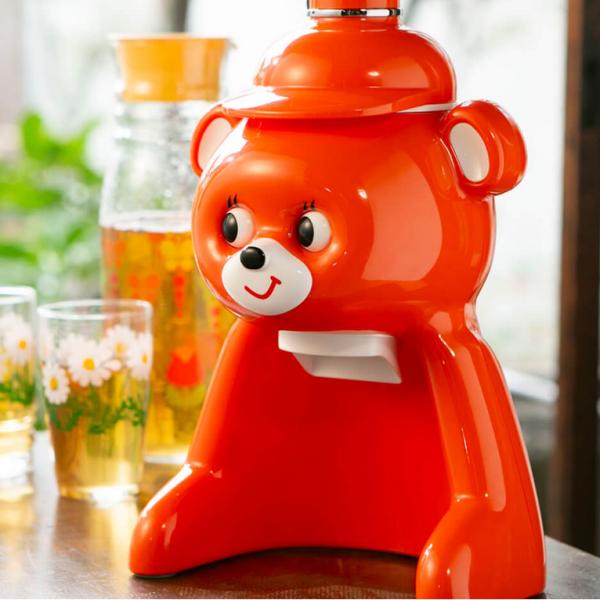 当時物入手困難‼️きょろちゃんかき氷機 ABF-100 オレンジ 復刻】タイガー 氷削り器 きょろちゃん ABF-G100-DK オレンジ【1978年