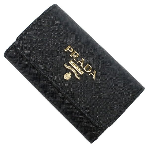 プラダ 4連キーケース レディース ブランド PRADA SAFFIANO METAL ORO 