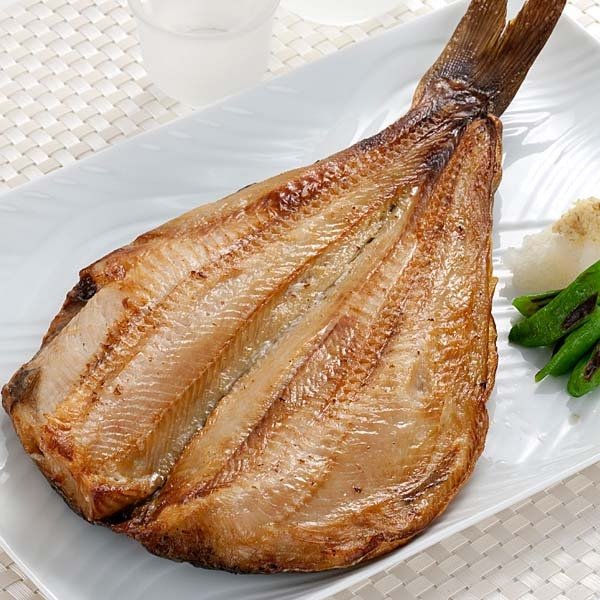 肉厚 シマホッケ 一夜干し開き 1枚(トロホッケ 干し魚) ジュッと縞