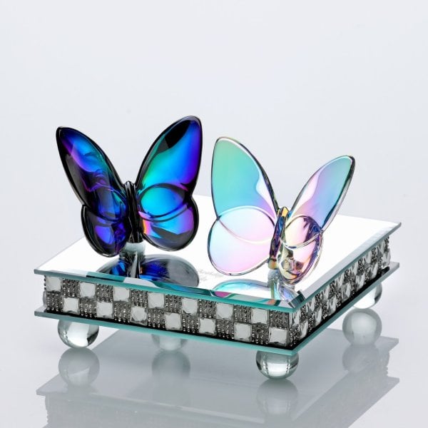 Baccarat バカラ ラッキーバタフライ イリゼクリア・スカラベブルー 