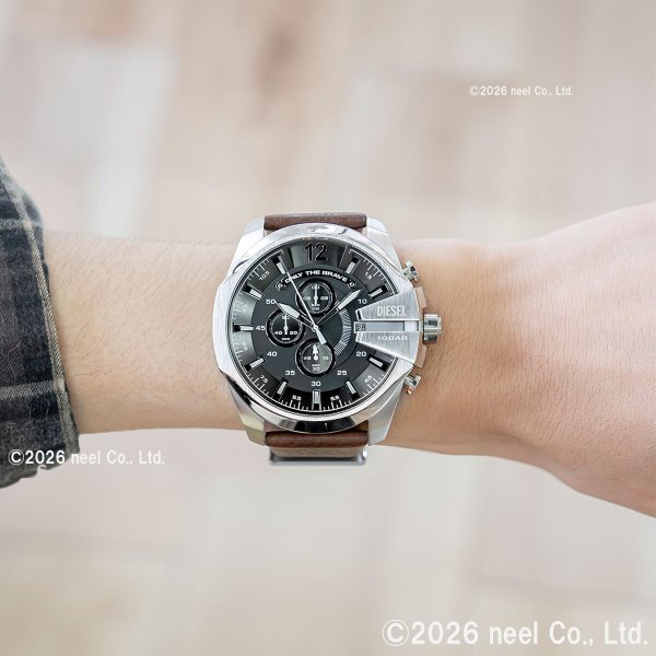 ディーゼル DIESEL 腕時計 メンズ クロノグラフ レザー DZ4290 
