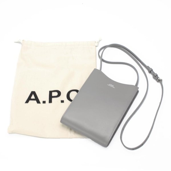 アーペーセー A.P.C ショルダーバッグ H63043 PXBMW LAI グレー 