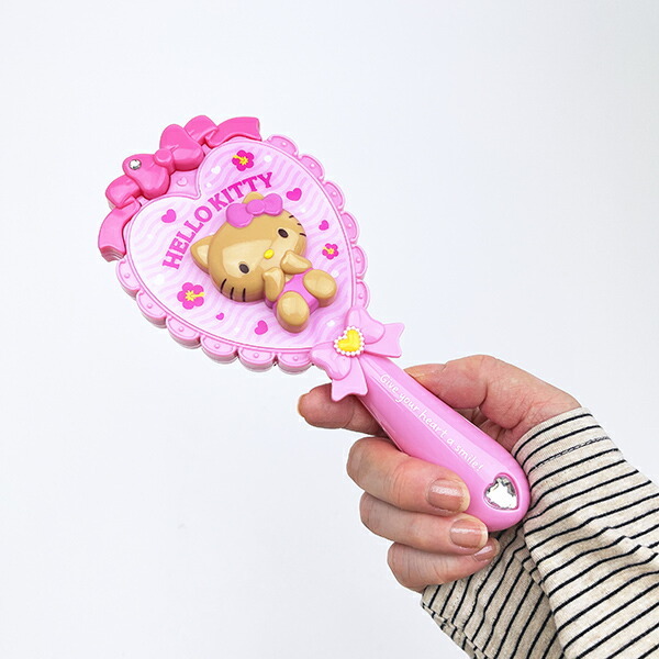 サンリオ 日焼け キティ ヘアブラシ (ピンク） くし Sanrio