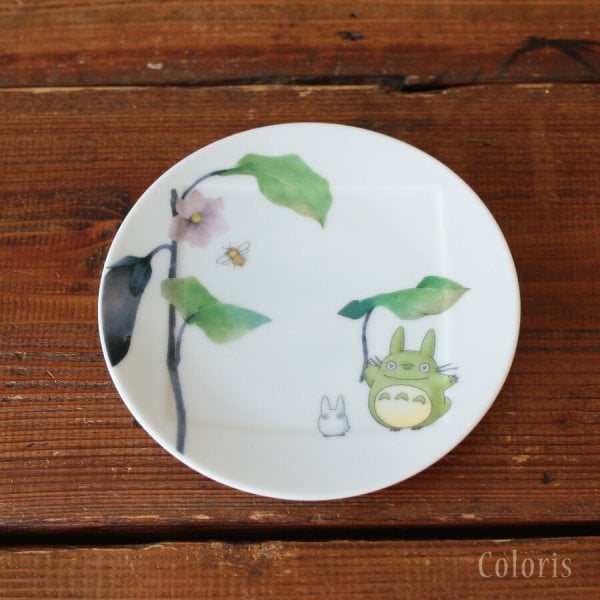 となりのトトロ 野菜シリーズ 15.5cmプレート5枚セット（絵変り） 陶器 