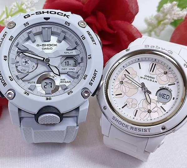 CASIO G-SHOCK Baby-G 2002 ペアウォッチ　稼働品　美品 カシオ 恋人たちのGショック ペアウォッチ G-SHOCK BABY-G GA-2000S