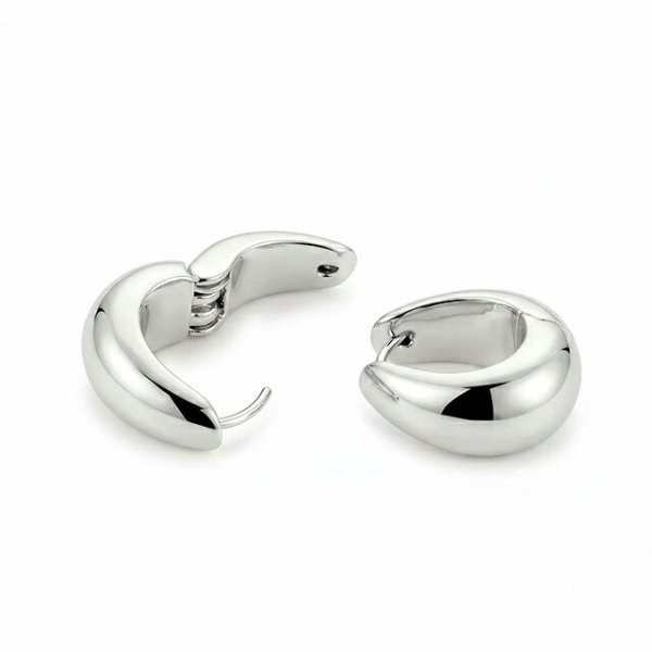 トムウッド ピアス メンズ Tom Wood アイス フープ Ice Hoops Medium