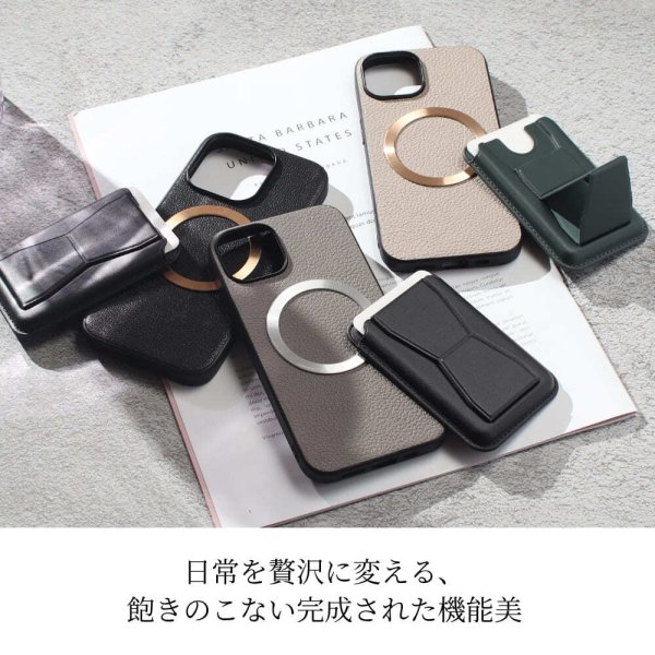 MCM レザー iPhone14promaxケース iphone14 ケース 本革 カード収納 MagSafe対応 iphone14Pro