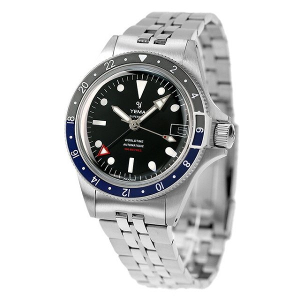 イエマ スーパーマン500 GMT バットマン 自動巻き 機械式 腕時計