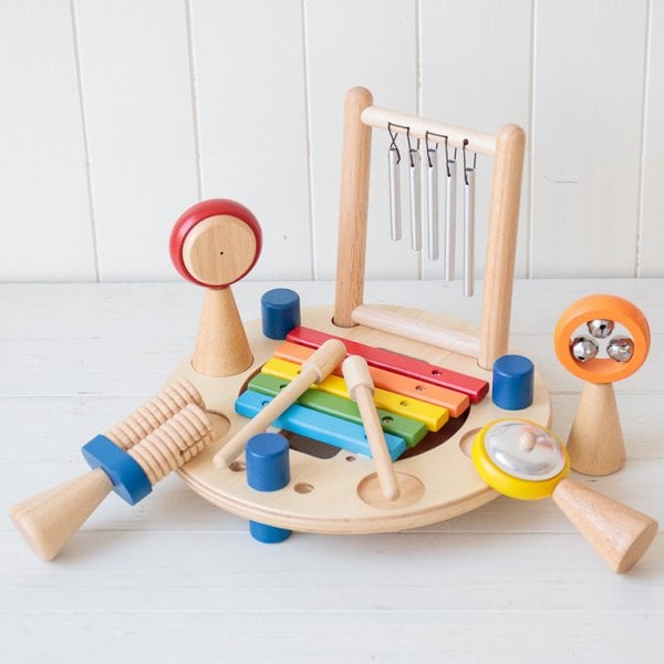 【新品未使用】メロディーゴーラウンド 知育玩具 woodtoy Edute 知育玩具 木のおもちゃ メロディーゴーラウンド | 名入れ無料 誕生日 1
