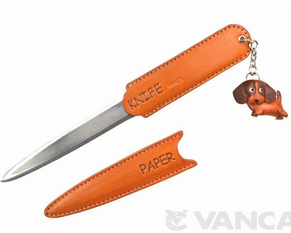 ラブラドールブラック ペーパーナイフ【レザー 本革 VANCA バンカ