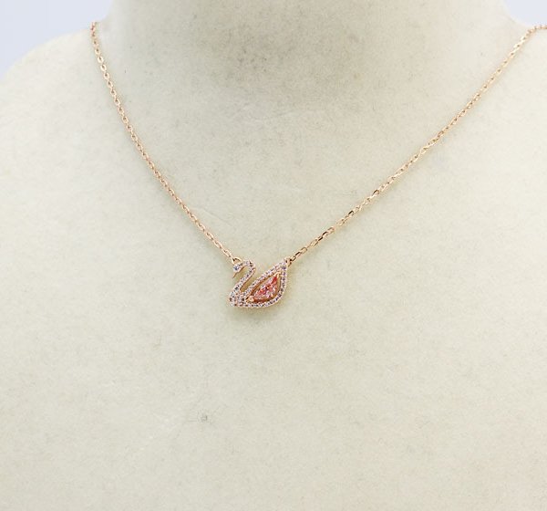 スワロフスキー SWAROVSKI ネックレス 5469989 Swan (スワン) ローズ 