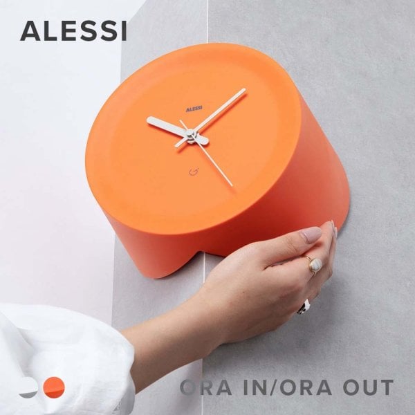 アレッシィ ALESSI ORA IN / ORAOUT 掛け時計 時計 オラ イン アウト