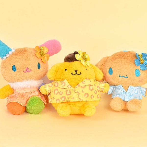 サンリオ マスコット ぬいぐるみ キーホルダー Sanrio 日焼け