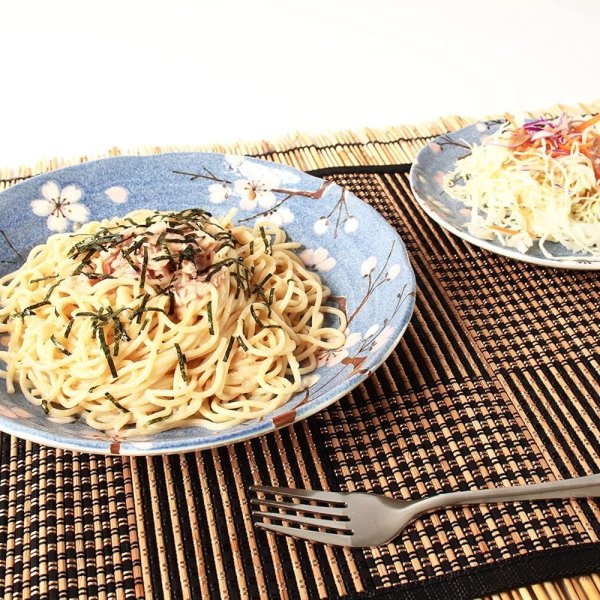 美濃焼 パスタ皿・小皿4枚セット 富士桜 （7.0寸深皿 x 2、5寸皿 x 2